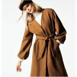 Hutch Tan Wool Coat